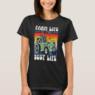 Farm Tractor Farming Life Agriculture Farmer T-Shirt