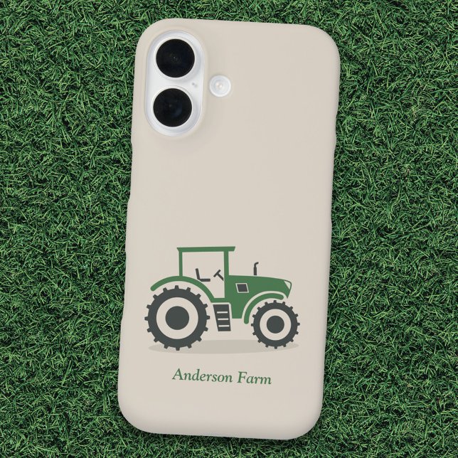 Farm Tractor iPhone 16 Case (Farm Tractor Phone Case)