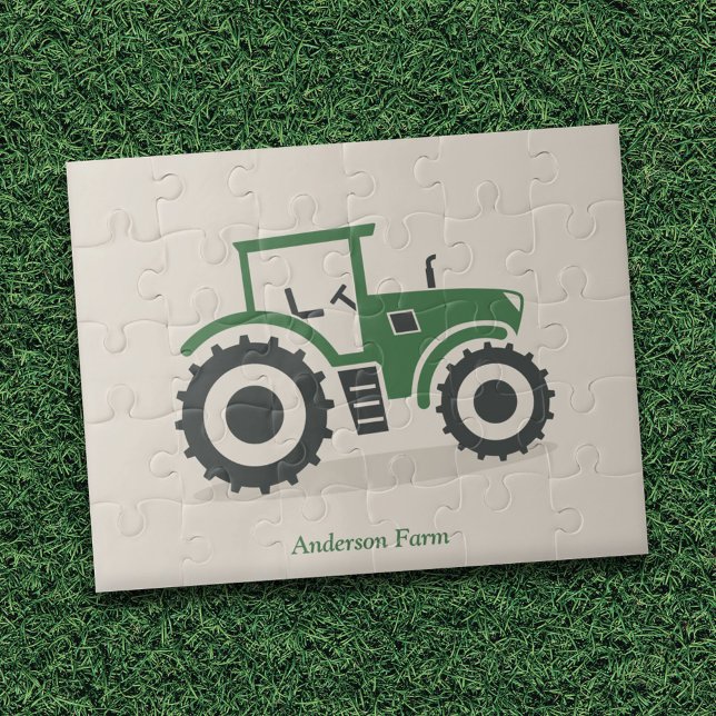 Farm Tractor Jigsaw Puzzle (Farm Tractor Puzzle)