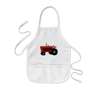 Farm Tractor Kids Apron