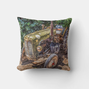Farm Tractor Pillow