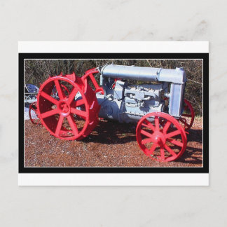 Farm Tractor Postcard