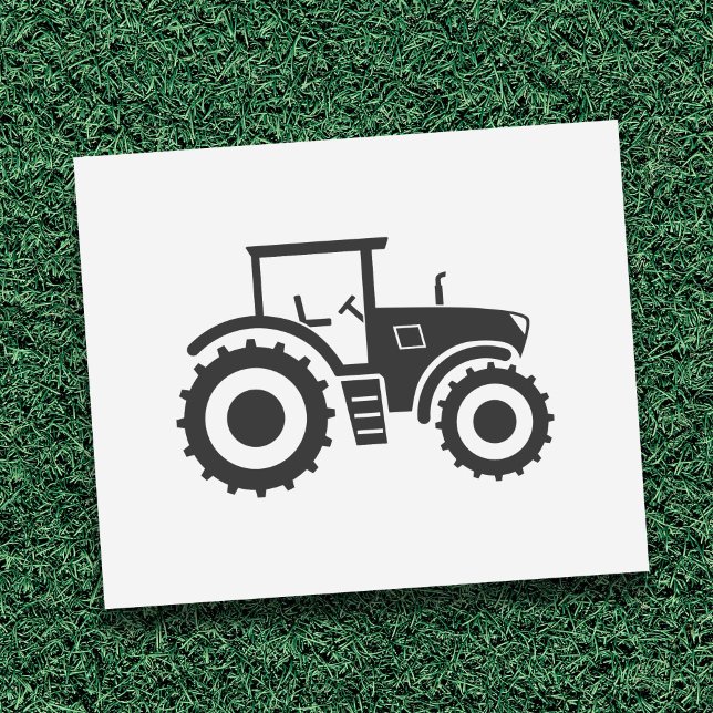 Farm Tractor Rubber Stamp (Farm Tractor Rubber Stamp)
