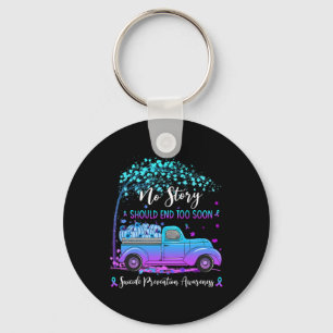 Farm Truck No Story Should End Too Soon Suicide Pr Key Ring