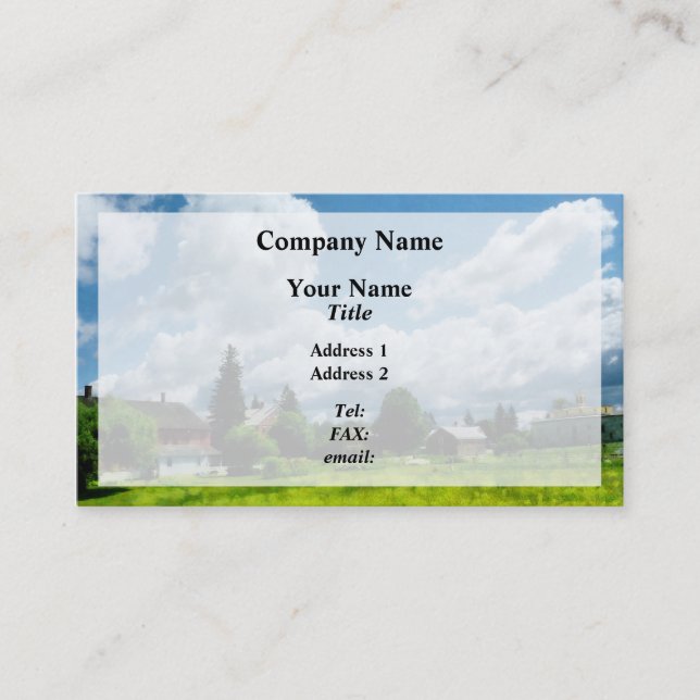 Farm Vista Business Card (Front)