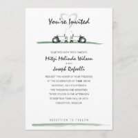 Farm Wedding Invitation -- Classic Style