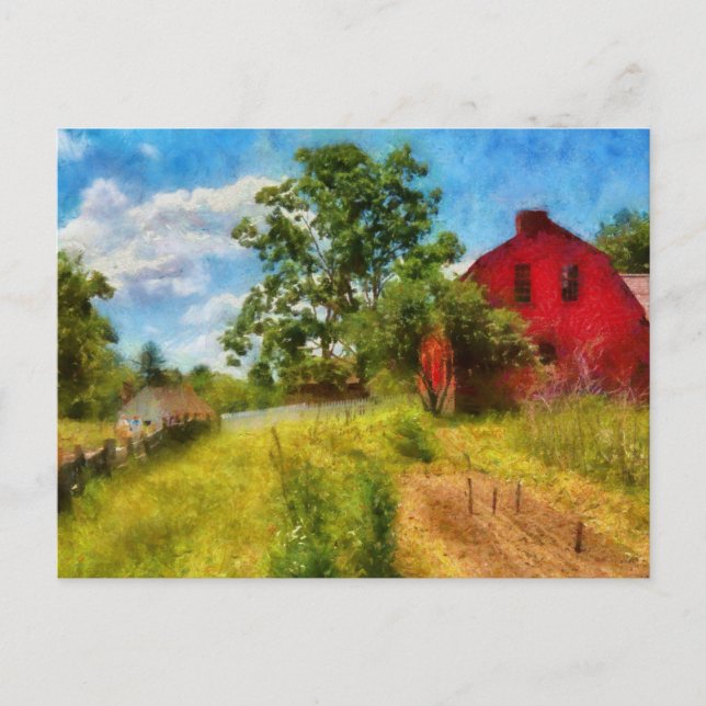 Farm - Where the Farmer lives Postcard (Front)