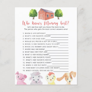 Farm - Who knows mummy best