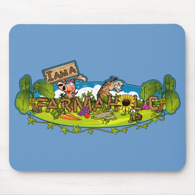 Farmaholic Logo Mousepads (Front)