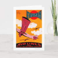 Farman Brothers Airlines F-170 Monoplane Poster