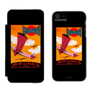 Farman Brothers Airlines F-170 Monoplane Poster Incipio Watson™ iPhone 5 Wallet Case
