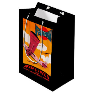 Farman Brothers Airlines F-170 Monoplane Poster Medium Gift Bag