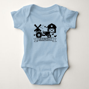 Farmboy Baby Bodysuit