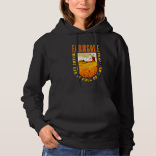Farmcore Life Full of Ewe-Turns Vintage Rustic Far Hoodie