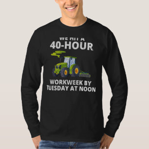 Farmer Agriculture Farm Farming Tractor Saying Jo T-Shirt