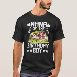 Farmer Animals Matching Farm Theme Nana Of The Bir T-Shirt