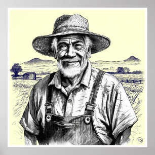 Farmer - Archival Art Print