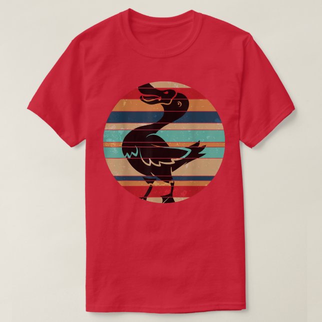 Farmer Bird Animal Lover Retro Farm Duck  T-Shirt (Design Front)