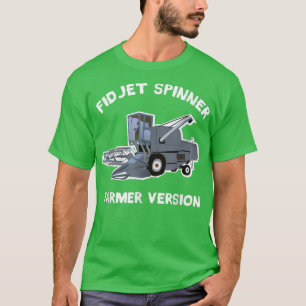 Farmer Boy Combine Harvester Fidget Spinner T T-Shirt