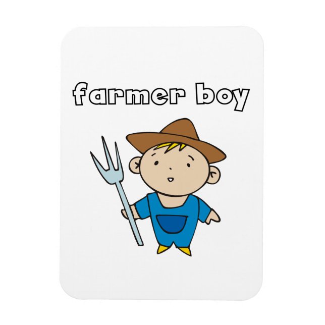 Farmer Boy Magnet (Vertical)