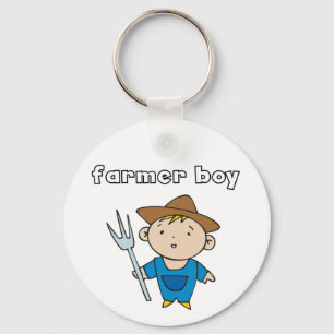 Farmer Boy Tshirts and Gifts Key Ring