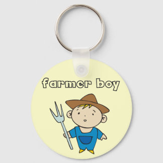 Farmer Boy Tshirts and Gifts Key Ring