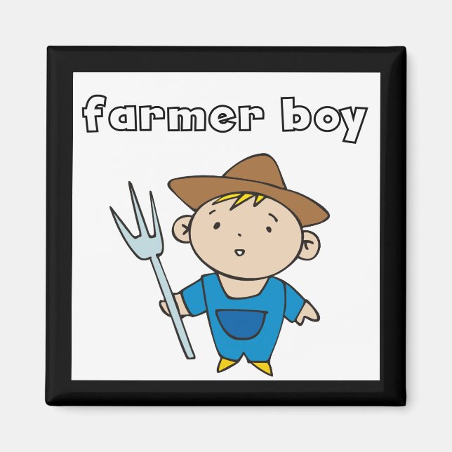 Farmer Boy Tshirts and Gifts Magnet (Front)