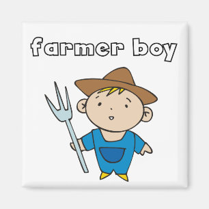 Farmer Boy Tshirts and Gifts Magnet