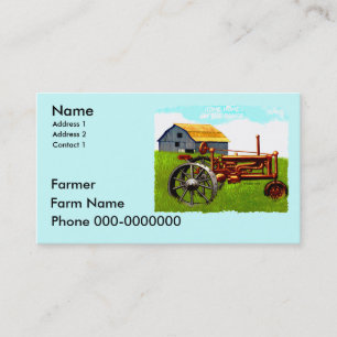 Farmer  business card