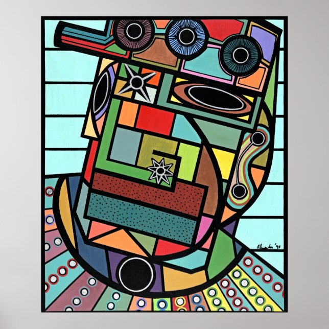 "Farmer" by Ruchell Alexander Poster (Front)