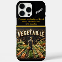 Farmer Caring for His Abundant Crops