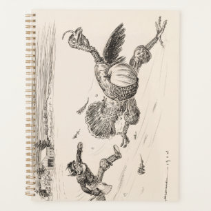 Farmer Chasing Turkey - William Walker Planner