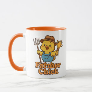 Farmer Chick – Cute Country Humour Mug