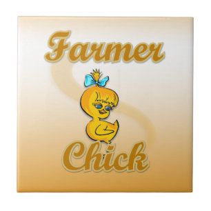 Farmer Chick Tile