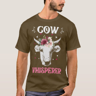 Farmer Cow Whisperer Farming T-Shirt