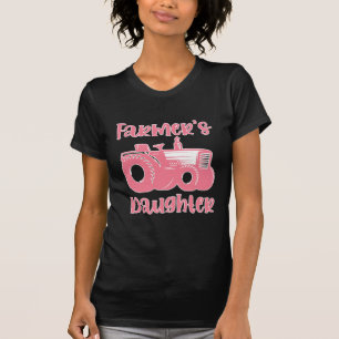 Farmer Daughter Tractor Farm Girl Farming T-Shirt