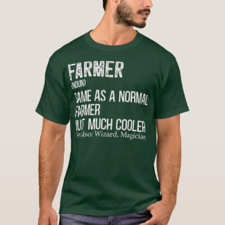 Farmer Definition Design for Farmer Farming  T-Shirt