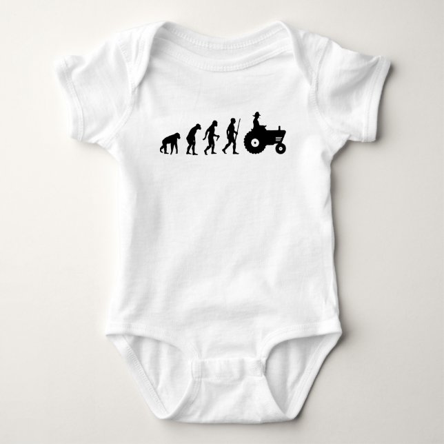 Farmer evolution baby bodysuit (Front)