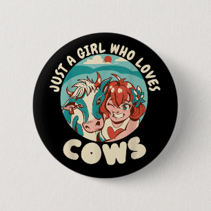 Farmer Farm 6 Cm Round Badge