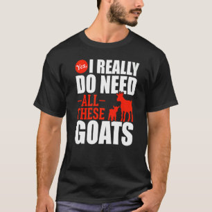 Farmer Farm Animal  Goat  Farming  Goat T-Shirt