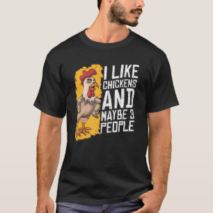 Farmer Farm Animal Poultry Bird Rooster Chicken T-Shirt