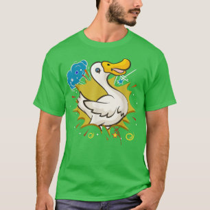 Farmer Farm Bird Animal Lover Pop Art Duck  T-Shirt