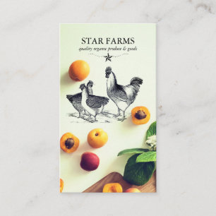 Farmer Farm Business Card