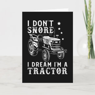 Farmer Farm Tractor Farming Funny Gift Idea Card