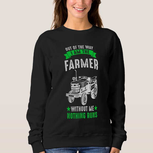 Farmer Farm Tractor Sweatshirt (Front)