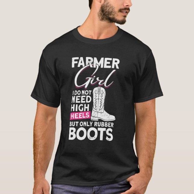 Farmer Girl  Farmer T-Shirt (Front)