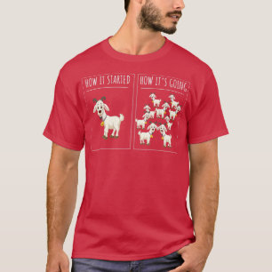 Farmer, Goat for Goat Lovers, Farm Goat T-Shirt