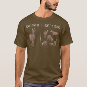 Farmer, Goat for Goat Lovers, Farm Goat T-Shirt
