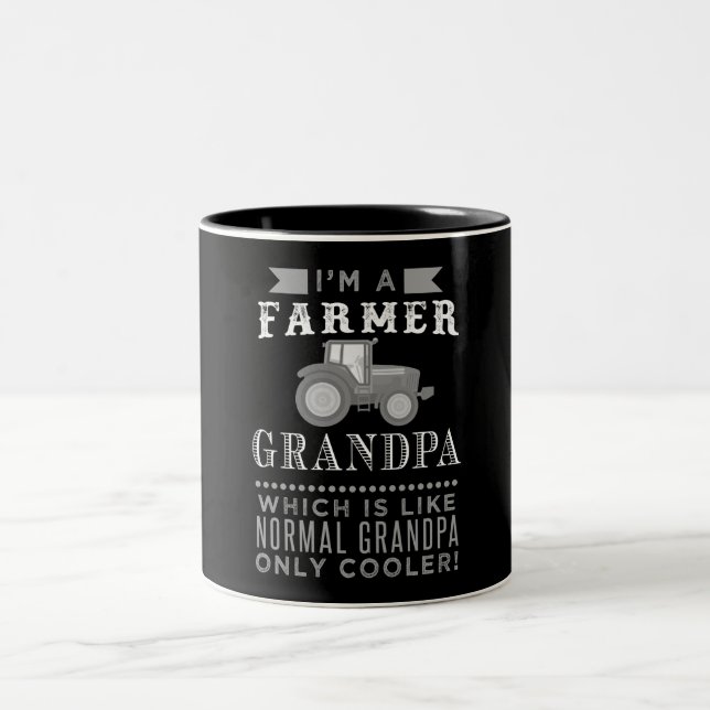 Farmer Grandpa, Cool Farmer Grandpa Mug (Center)