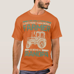 Farmer Grandpa Tractor Vintage T-Shirt